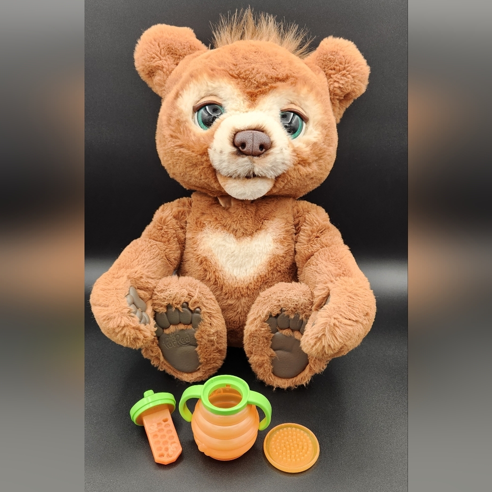 FurReal Cubby, the Curious Bear Interactive Plush Toy!!